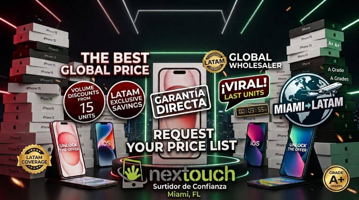 Wholesale iPhone Black Friday Deals in Miami for Import to Latin America - Nextouch Miami FL USA