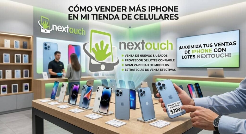 Como vender mas iphone en mi tienda de celulares - Nextouch