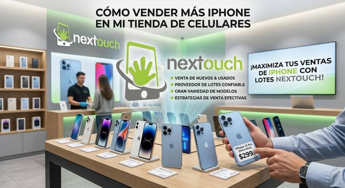 Como vender mas iphone en mi tienda de celulares - Nextouch