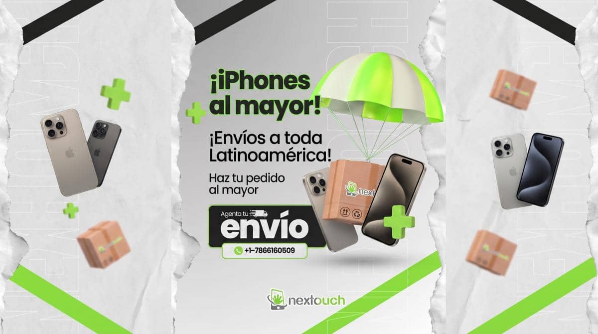 Envíos de iPhones al por Mayor a Latinoamérica desde Miami - Nextouch Online